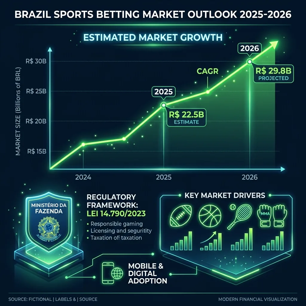 Infográfico Regulamentação Mercado Apostas Brasil