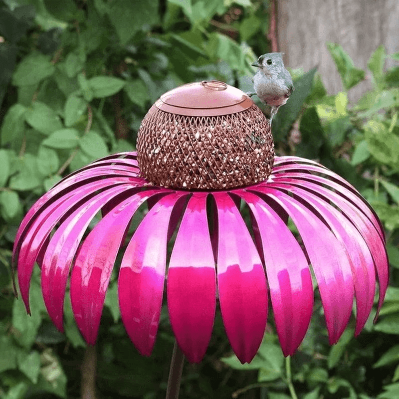 Comedouro de Pássaros Flower para Jardim