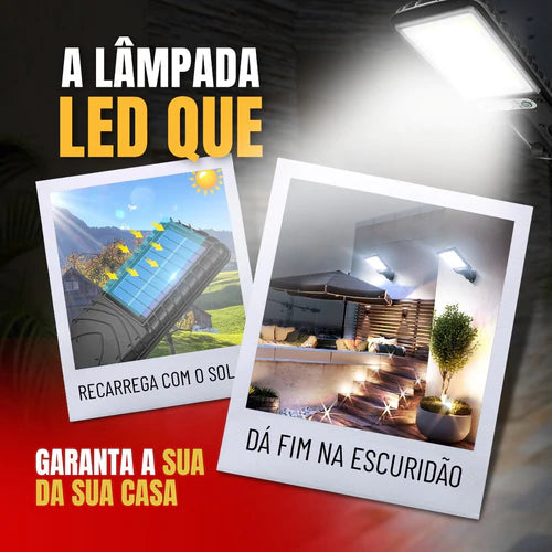 Refletor de Led Solar | Bright House (Queima De Estoque 🔥)