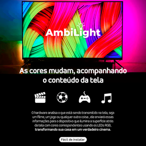 AmbilLght - LED interativo para TV's