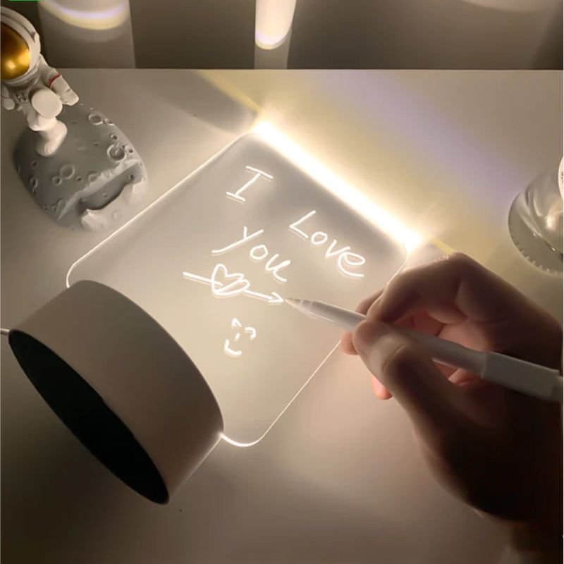 Luminária criativa LED 7 cores USB ou pilhas