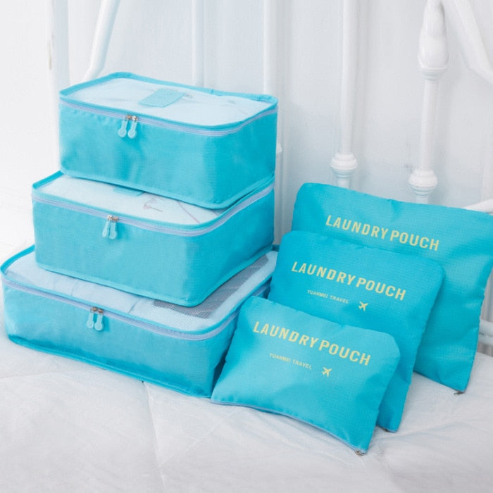 Kit Organizador De Malas 6 Unidades | Laundry Pouch™