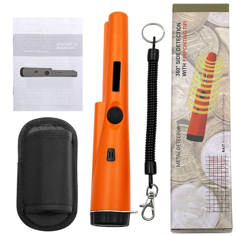 Detector de Metais Profissional Portátil laranja | Linha Tools Pacasa