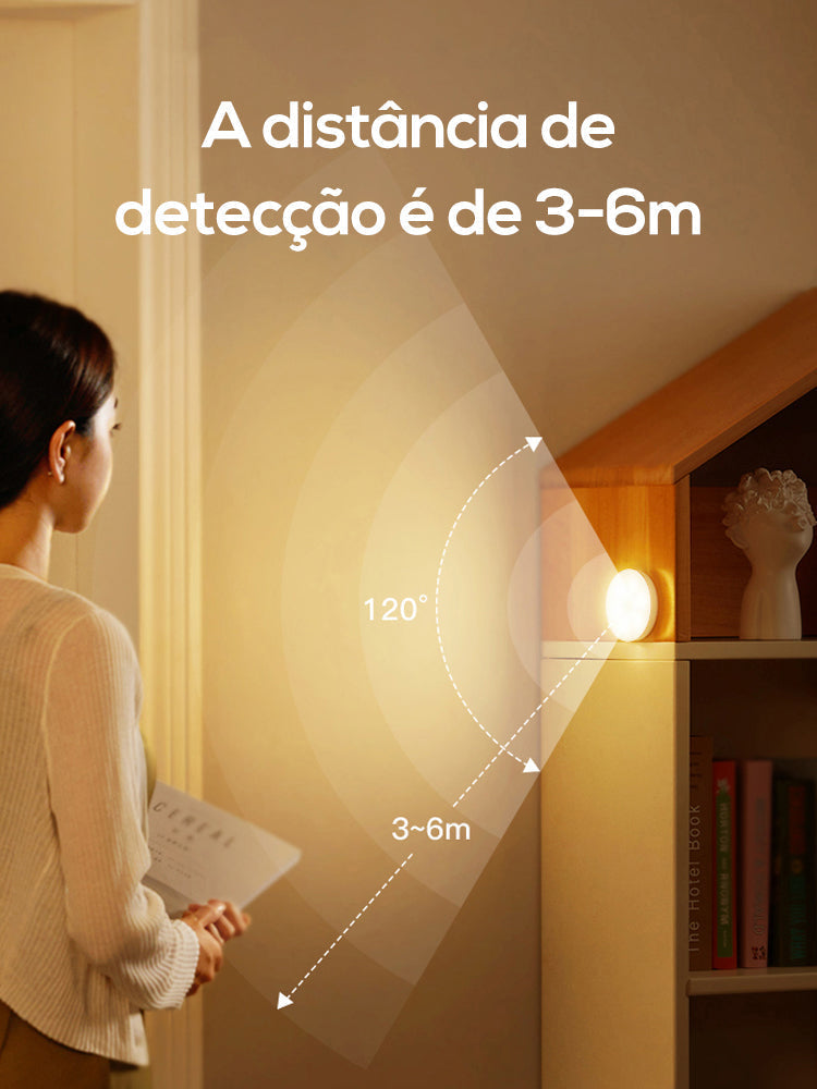 LED Inteligente com Sensor de Movimento e Presença Noturno  USB - LightStick
