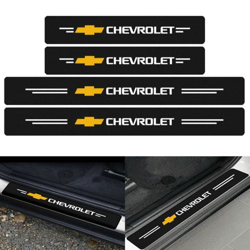 Adesivos de Carbono Para Portas de Carro - Adesivos Automotivos Chevrolet