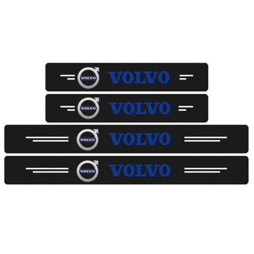 Adesivos de Carbono Para Portas de Carro - Adesivos Automotivos Volvo