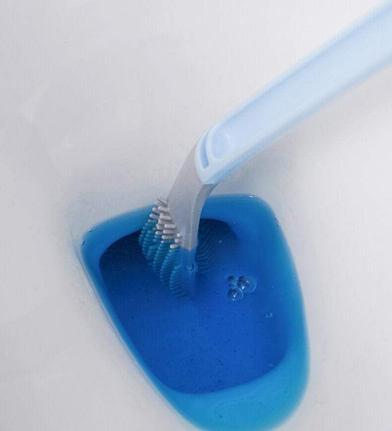 Escova Sanitária de Silicone Para Banheiro - Limpa Vaso Sanitário