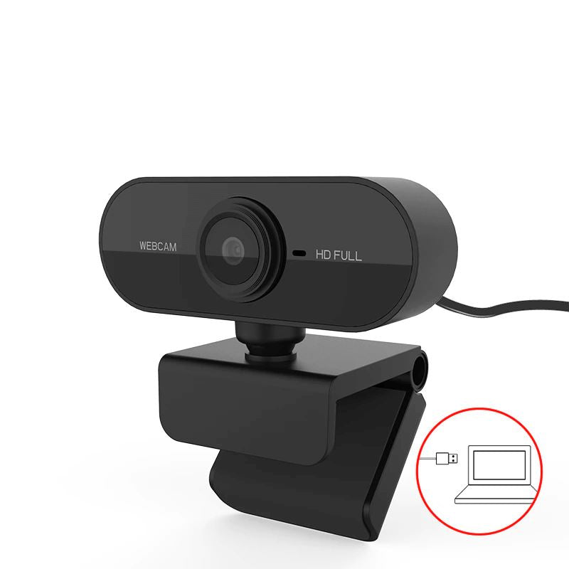 Webcam Full HD 1080p com Microfone Integrado